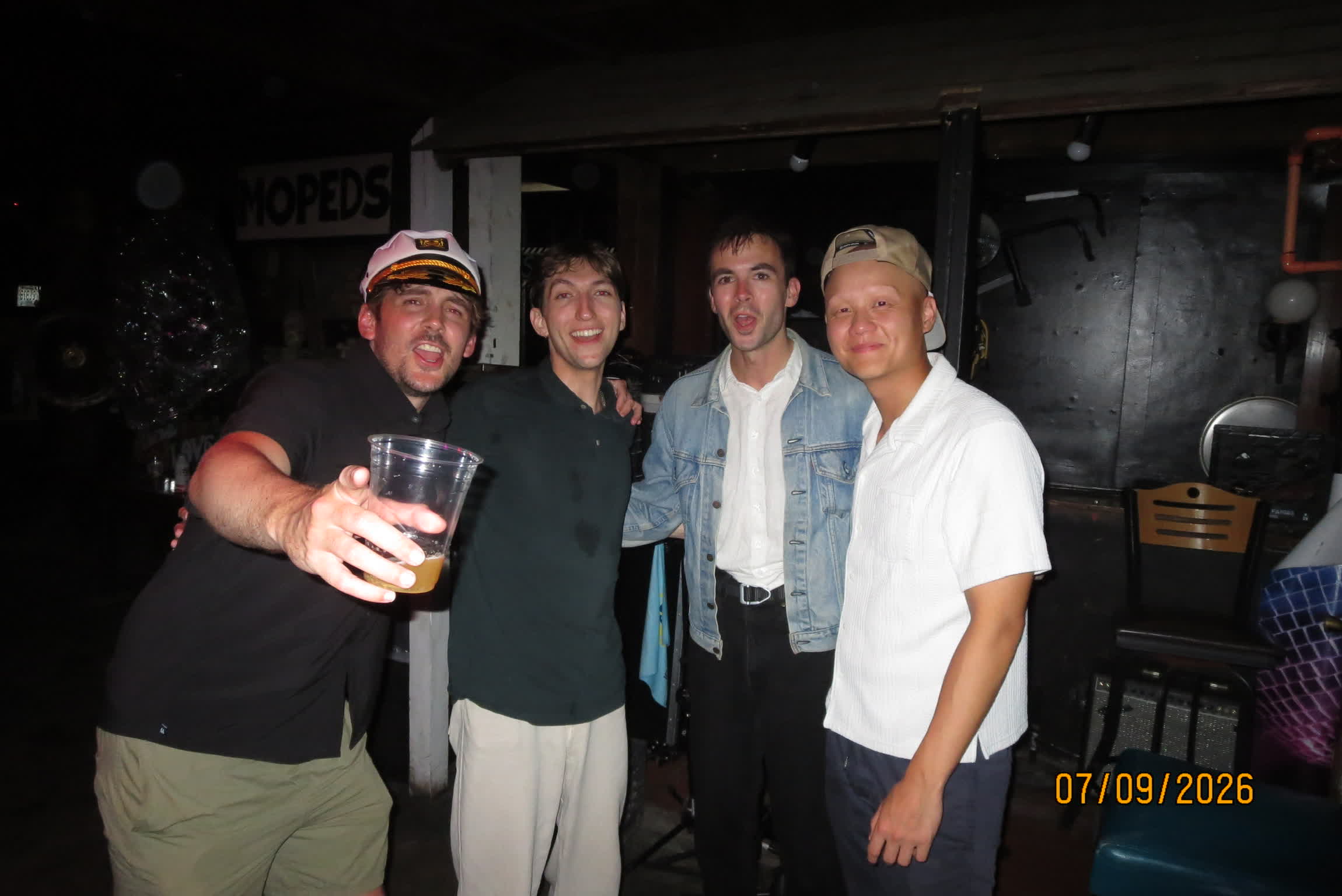 With John, Dan, Nick, and Sundari on Block Island.