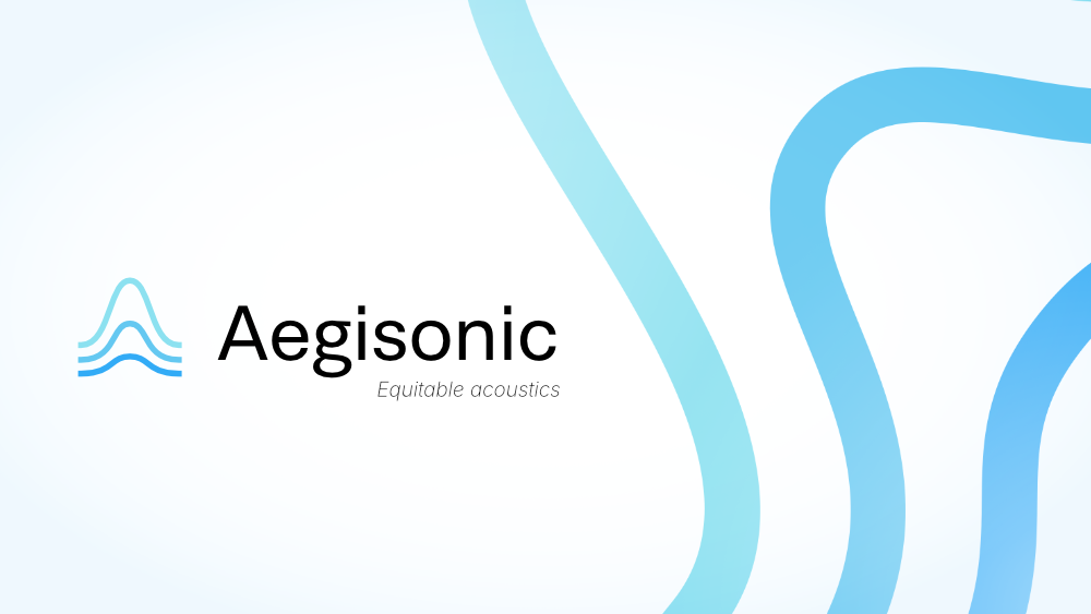 Aegisonic. Tagline: equitable acoustics.